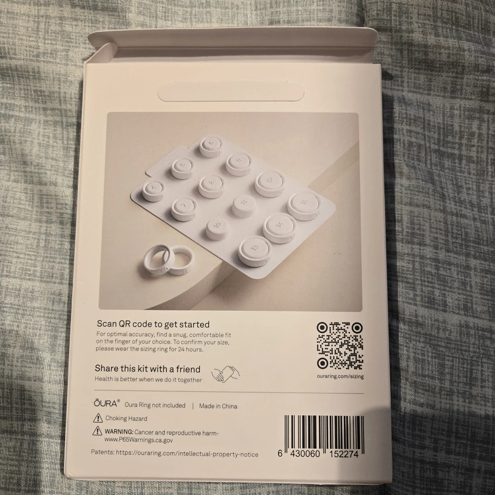 Oura Ring Sizing Kit
